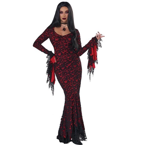 California Costumes Lace Vampire Dress Adult Costume, Small : Target