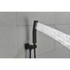 PAGED Shower Head with Handheld Modern Shower Faucet Set with Self-cleaning Silicone Nozzle for Rest Room - 3 of 4