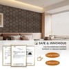 UNISOAR Wood Acoustic Wall Panels-Self-Adhesive 3D Wood Slat Wall Panel-Sound Absorbing Panels for Noise Reducing-Feature Wall Decor for Home & Office - 3 of 4