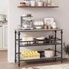 Narrow Console Table for Entryway, 43 Inch Vintage Farmhouse Sofa Side Table - 4 of 4