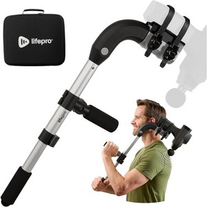 Lifepro Massage Gun with 8 Heads & 5 Speeds ? Deep Tissue Percussion Massager for Athletes ? Compatible with Holder (Sold Separately) - 1 of 4