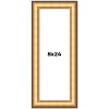 PosterPalooza | Panoramic Traditional Gold Picture Frame - UV Acrylic, Foam Board Backing, Hanging Hardware - 2 of 4