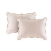 PDTEND Full/Queen Size 3-Piece Lightweight Reversible Quilt Set with Scalloped Edges - 4 of 4
