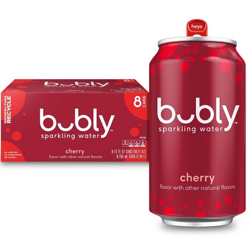 bubly Cherry Sparkling Water - 8pk/12 fl oz Cans - image 1 of 4