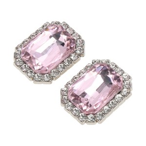 Unique Bargains Gemstone Style with Detachable Clip Shoe Accessories 2 Pcs - 1 of 4
