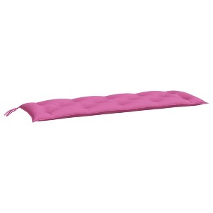 vidaXL Bench Cushion Outdoor Water Repellent Bench Cushion Pad Oxford Fabric - Pink 59.1" x 19.7" x 2.8" - 1 of 4