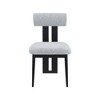 Meridian Furniture,Dario Boucle Fabric Dining Chair, Set of 2 - 3 of 4