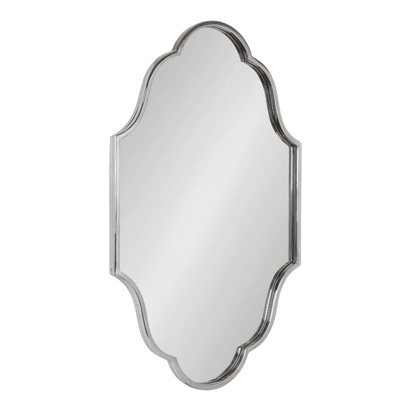 23&#34; x 37&#34; Rowla Framed Decorative Wall Mirror Silver - Kate &#38; Laurel All Things Decor, 1 of 11