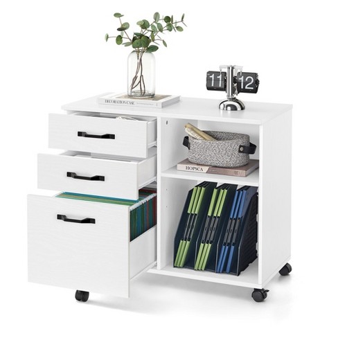 White lateral best sale file cabinet target