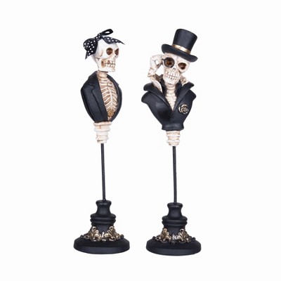 Gallerie II Skeleton Pedestal Figurine