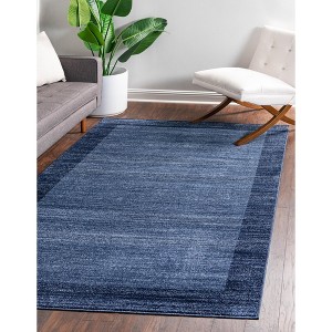 Unique Loom Del Mar Abigail Solid Indoor Woven Area Rug - 1 of 4