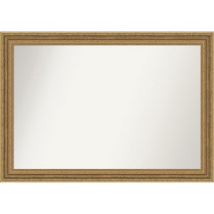 Elliot Gold Non-Beveled Framed Bathroom Vanity Wall Mirror - 1 of 4