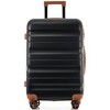 Whisen 13-Piece Luggage Set, 12"/20"/24"/28" ABS Hardshell Suitcases, Duffel Bag and 8 Packing Cubes - 3 of 4