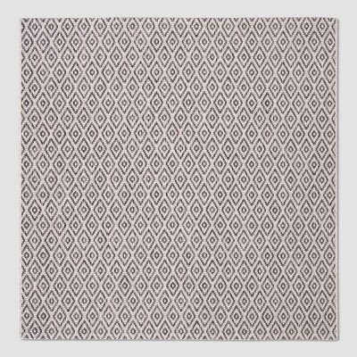 6'7"X6'7" Felicita Outdoor Rug Beige/Black - Safavieh