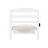 AFI Furnishings Warren Platform Bed T with Footboard WH - 4 of 4