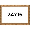 PosterPalooza | 24x15 Modern Bamboo Picture Frame, UV Acrylic, 5 Finishes - 2 of 4
