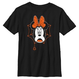 Boy's Mickey & Friends Minnie Mouse Frightened T-Shirt - 1 of 4