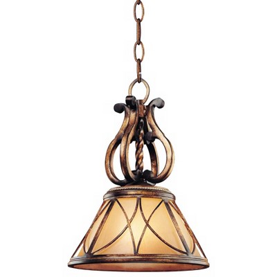 Minka Lavery Aston Court 10" Wide Avorio Mezzo Glass Mini-Pendant