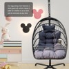 NicBex Indoor Outdoor Hammock Egg Chair with Stand,Cushion and Foldable Frame for Patio Bedroom Porch Garden - 4 of 4