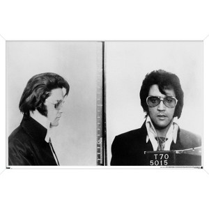 Trends International Elvis Presley - Mugshot Framed Wall Poster Prints - 1 of 4