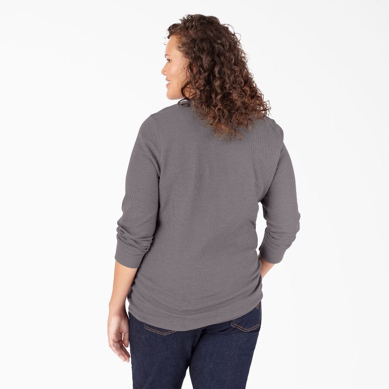 Dickies Women's Plus Thermal Long Sleeve Shirt, 2 of 3