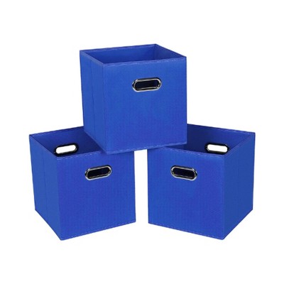 Vtec Trading Blue Multifunctional Fabric Cube Organizer