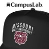 Gender Neutral Official Missouri State University Primary Logo Foam Snapback Trucker Hat - for Men and Women Black Black One Size - 4 of 4