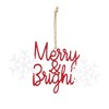Metal Holiday Sentiment Ornament (Set of 12) - 4 of 4