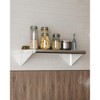 Stainless Steel Wall Mounted Shelf, Heavy Duty Metal Floating Shelves for Kitchen, Garage, Laundry, Utility Room, Flat Surface - 3 of 4