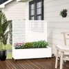PexFix  Metal Wall Planter Box with Trellis for Climbing Plants - 3 of 4