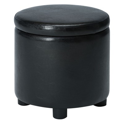 round storage ottoman target