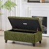 38'' Modern Storage Ottoman with Ample Space,Contemporary Upholstered Design,t for Living Rooms - The Pop Home - 2 of 4