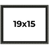 PosterPalooza | Antique Black Picture Frame - UV Acrylic, Backing Board, Hanging Hardware Included - 2 of 4
