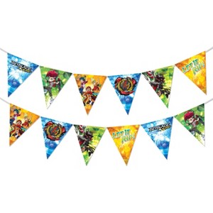 Treasures Gifted BEYBLADE Birthday Banner Pennant - BEYBLADE Party Supplies - 1 Pack - 1 of 4