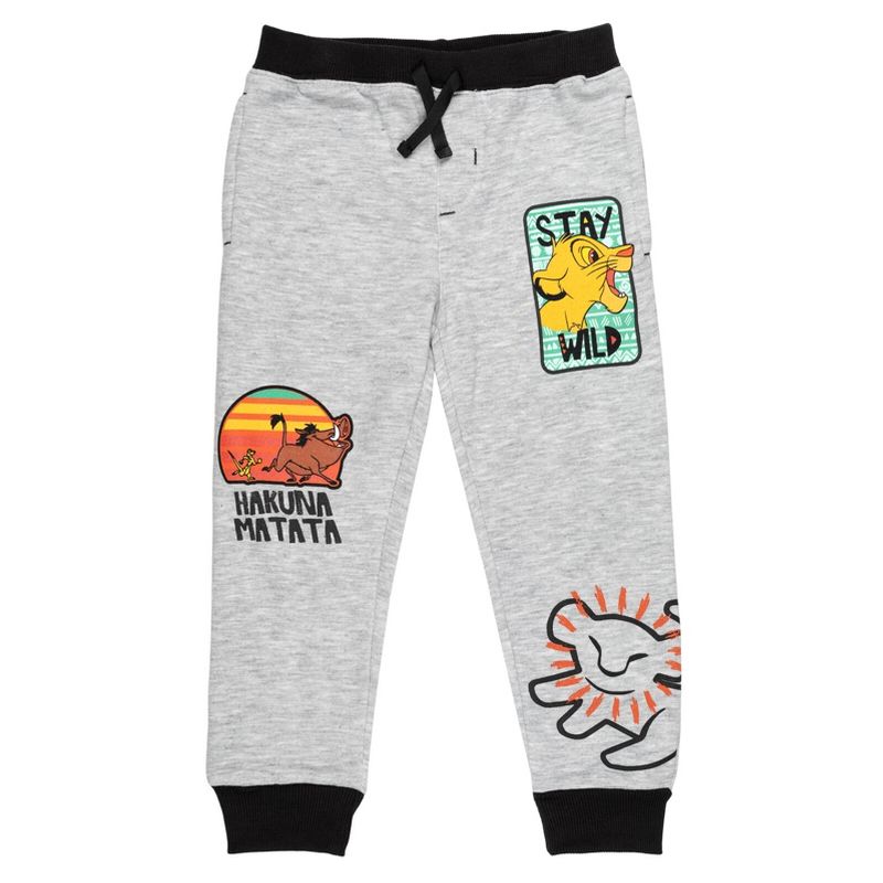 Disney Mickey Mouse Lion King Pixar Cars Fleece 2 Pack Pants Infant to Toddler, 3 of 8