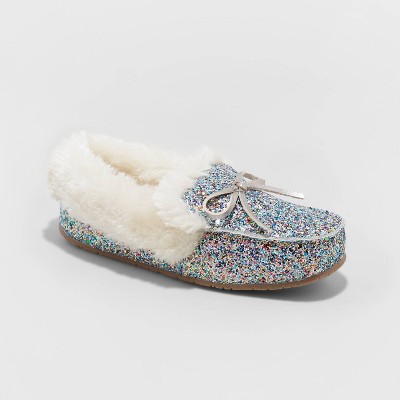 girls moccasin slippers