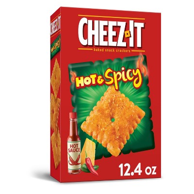 Cheez-It Hot & Spicy Baked Snack Crackers - 12.4oz