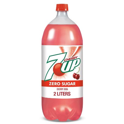 7UP Zero Sugar Cherry Soda - 2 L Bottle