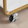 Kicthen Cart with Wine Rack and Glass Holder - 4 of 4