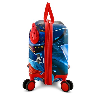 Marvel Kids' Spider-Man Hardside Carry On Ride-On Suitcase ‼️design not exact trimming is blue‼️