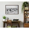Sylvie Herd of Highland Cows BW Framed Canvas by Creative Bunch - Kate & Laurel All Things Decor - 4 of 4