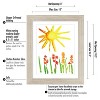 Americanflat  Kids Artwork Picture Frame in Driftwood- Displays 8.5x11" With Mat and 10x12.5" Without Mat -  2 Pack - 3 of 4