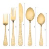 REGALWOVEN Stainless Steel Durable Rust-Proof Flatware Set Silver 20 Pcs - 2 of 4