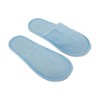 Unique Bargains Linen Closed Toe Slippers Disposable Slippers 1 Pair - 2 of 4