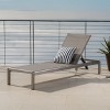 GDFStudio Wanderlust Outdoor Mesh and Aluminum Armless Adjustable Chaise Lounge - 2 of 4