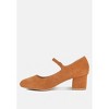 Dallin Suede Block Heel Mary Janes - 4 of 4