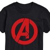 Men's - Marvel - Avengers A Logo Short Sleeve Graphic T-Shirt - 2 of 4