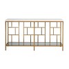 Slay Console Table Marble/Gold - Treasure Trove Accents - 2 of 4