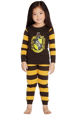 Harry Potter Kids Cotton Tight Fit Crest Pajamas All 4 Hogwarts Houses Available