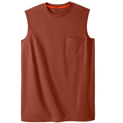 Boulder Creek by KingSize Men's Big & Tall Heavyweight Pocket Muscle Tee